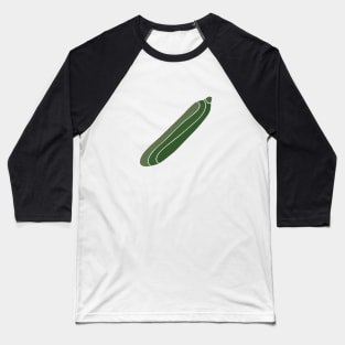 Cucumber - Stylized Food Baseball T-Shirt